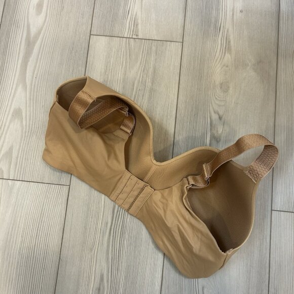 Ambrielle LIGHTLY LINED WIREFREE Size 38DDD Nude Beige Adjustable - Picture 4 of 7